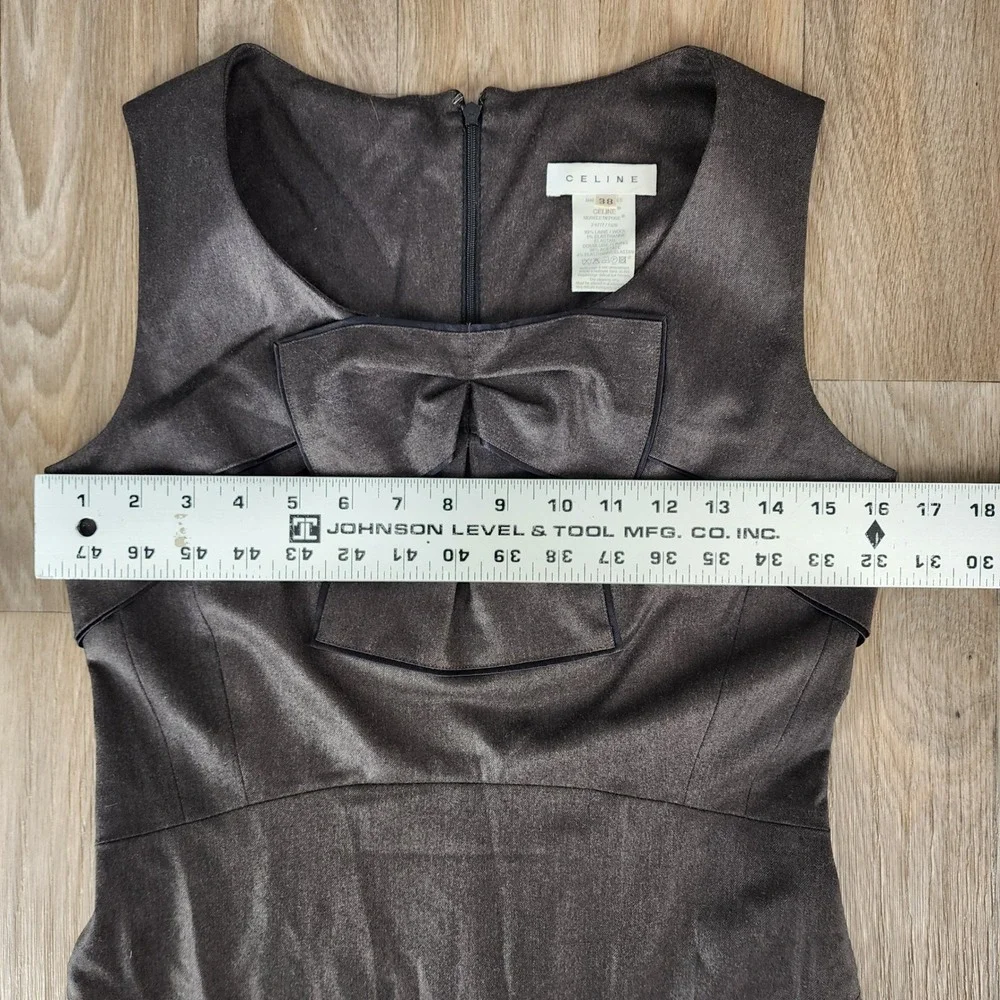 Celine sleeveless wool